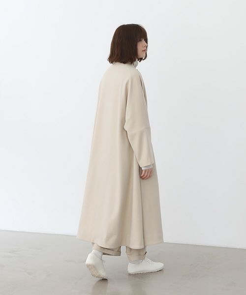 Mochi.モチ.no collar coat  [ma22-co-04-/off beige]