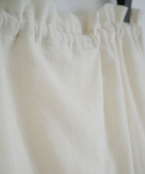 Mochi.モチ.wrap wide pants [ma22-pt-01/off white・]
