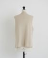 Mochi.モチ.cashmere v-neck vest [ma22-kn-01/off white]