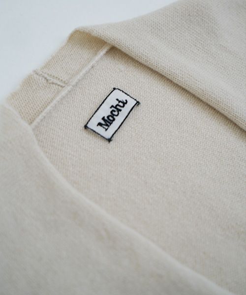 Mochi.モチ.cashmere v-neck vest [ma22-kn-01/off white]