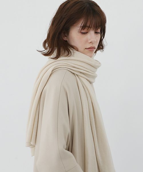 Mochi.モチ.baby cashmere stole [vm-a22-k19/off white]