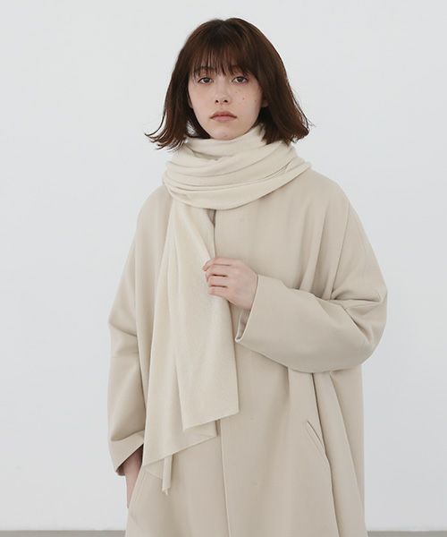 Mochi.モチ.baby cashmere stole [vm-a22-k19/off white]