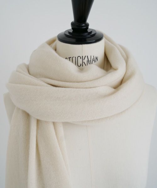 Mochi モチ baby cashmere stole [vm-a22-k19/off white]