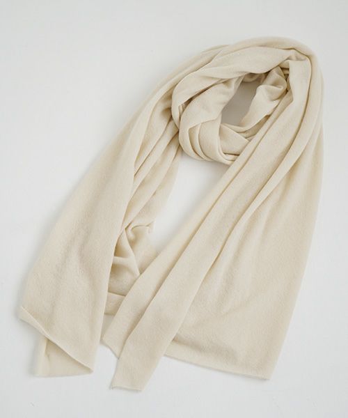 Mochi.モチ.baby cashmere stole [vm-a22-k19/off white]