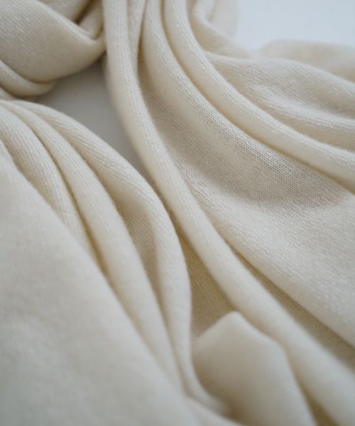Mochi.モチ.baby cashmere stole [vm-a22-k19/off white]