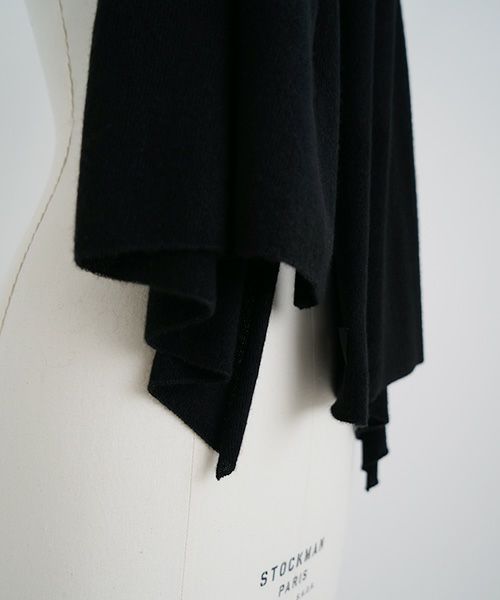 Mochi.モチ.baby cashmere stole [vm-a22-k19/black・]