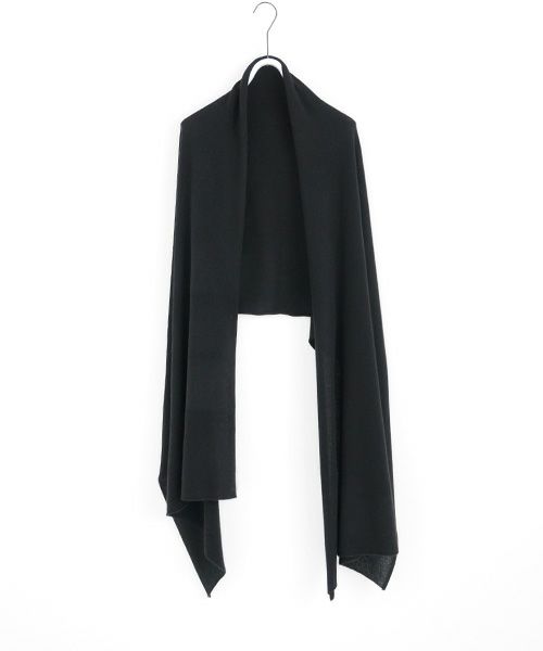 Mochi.モチ.baby cashmere stole [vm-a22-k19/black・]