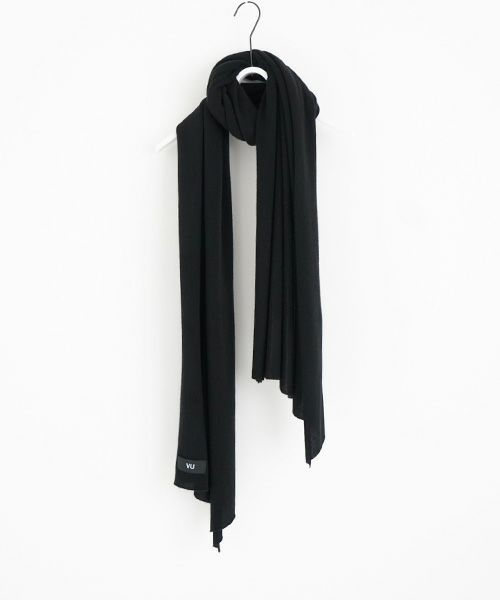 Mochi.モチ.baby cashmere stole [vm-a22-k19/black・]