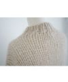Mochi.モチ.hand knitted sweater [ma22-kn-04/beige]