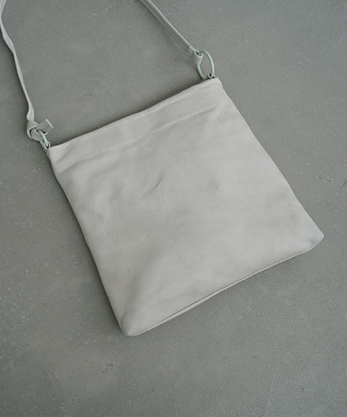 Mochi.モチ.square shoulder bag [ma-pro-16-/green grey]