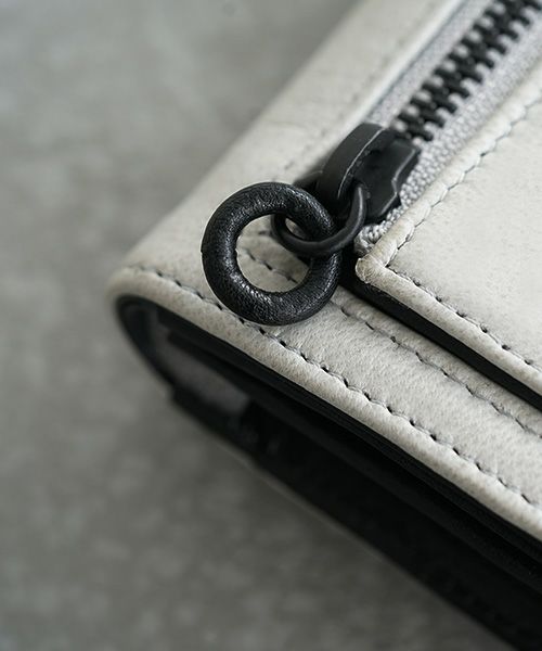 Mochi.モチ.folded wallet [ma-pro-17-/green grey]