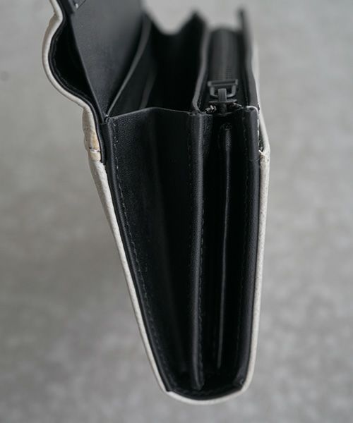 Mochi.モチ.folded wallet [ma-pro-17-/green grey]