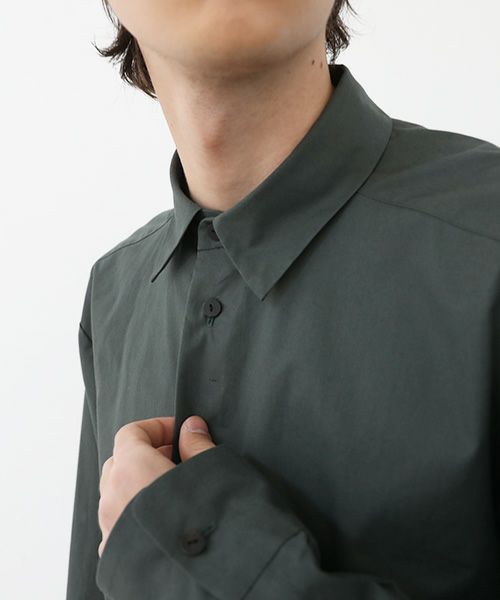 VU.ヴウ.base shirt vu-a22-s02[DARK GRAY]