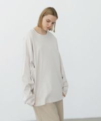VU.ヴウ.basic long t-shirt vu-a22-t04[LIGHT GRAY]