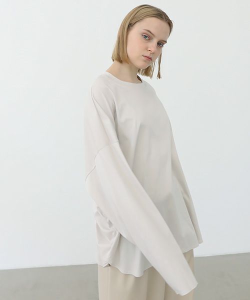 VU.ヴウ.basic long t-shirt vu-a22-t04[LIGHT GRAY]