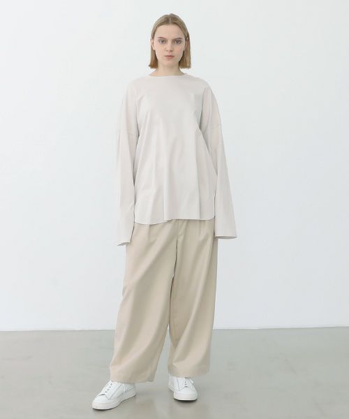 VU.ヴウ.basic long t-shirt vu-a22-t04[LIGHT GRAY]