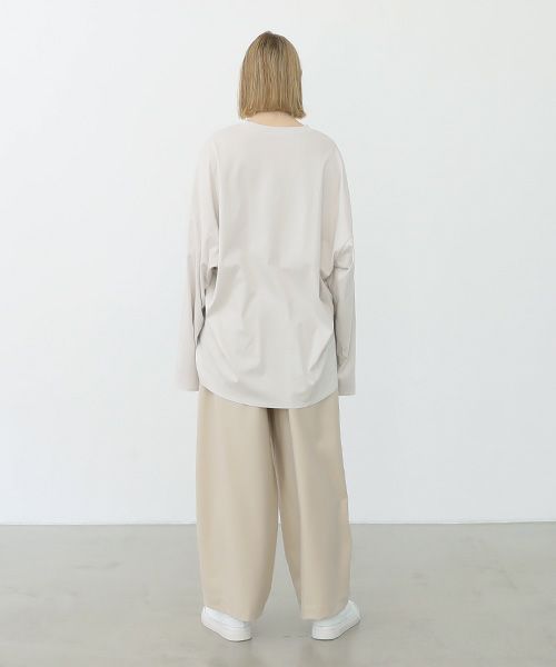 VU.ヴウ.basic long t-shirt vu-a22-t04[LIGHT GRAY]
