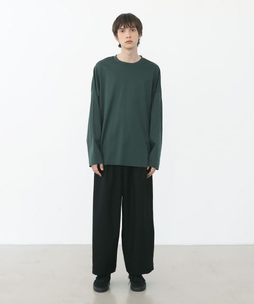 VU.ヴウ.basic long t-shirt vu-a22-t04[DARK GREEN]