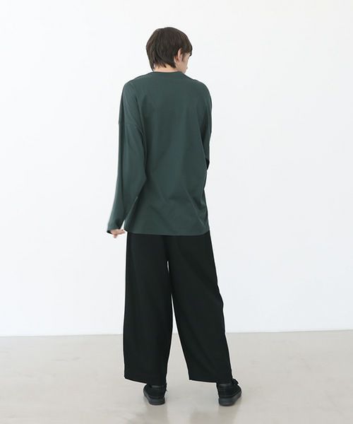 VU.ヴウ.basic long t-shirt vu-a22-t04[DARK GREEN]