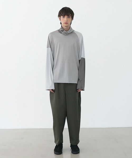 VU.ヴウ.highneck mix t-shirt vu-a22-t05[GRAY MIX]:s_