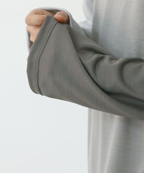 VU.ヴウ.highneck mix t-shirt vu-a22-t05[GRAY MIX]:s_