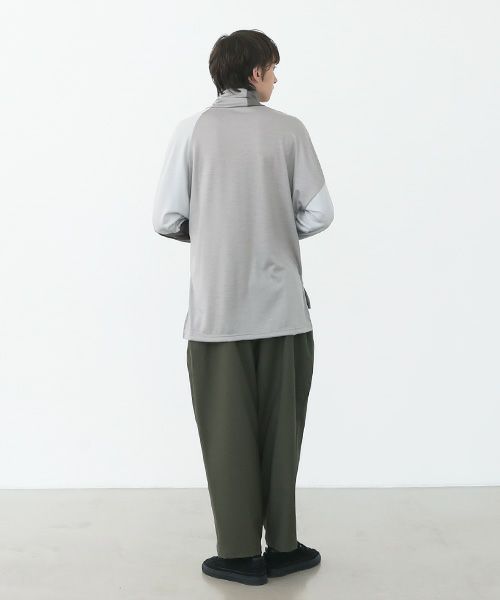 VU.ヴウ.highneck mix t-shirt vu-a22-t05[GRAY MIX]:s_
