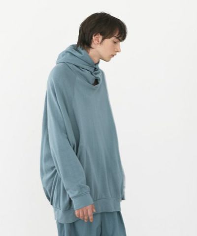 VU.ヴウ.dyed neckworm hoody vu-a22-t06[BLUE BEIGE]_