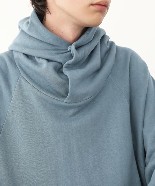 VU.ヴウ.dyed neckworm hoody vu-a22-t06[BLUE BEIGE]_