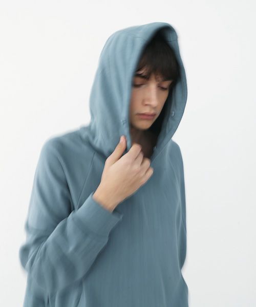 VU.ヴウ.dyed neckworm hoody vu-a22-t06[BLUE BEIGE]_
