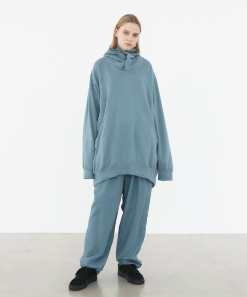 VU.ヴウ.dyed neckworm hoody vu-a22-t06[BLUE BEIGE]_