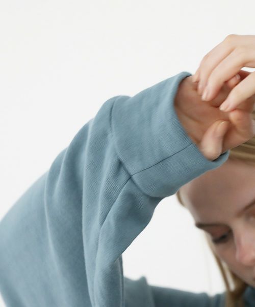 VU.ヴウ.dyed neckworm hoody vu-a22-t06[BLUE BEIGE]_