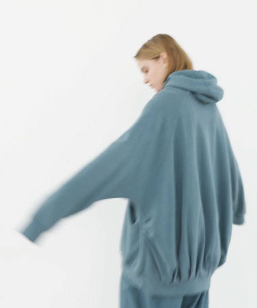 VU.ヴウ.dyed neckworm hoody vu-a22-t06[BLUE BEIGE]_