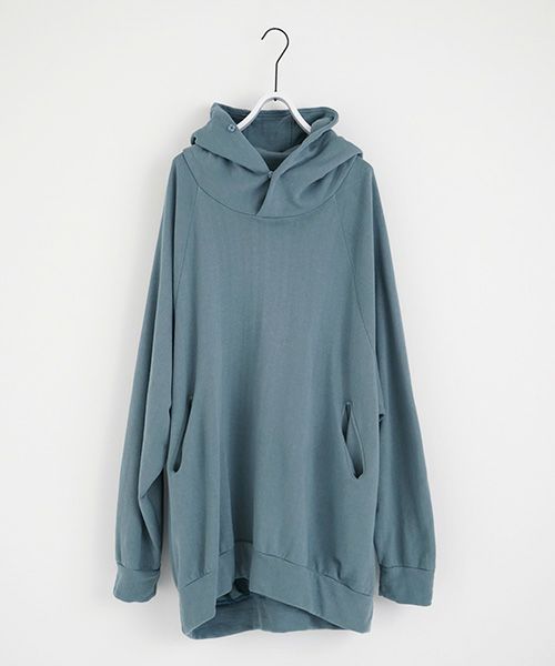 VU.ヴウ.dyed neckworm hoody vu-a22-t06[BLUE BEIGE]_