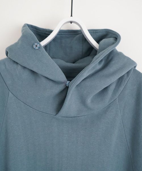 VU.ヴウ.dyed neckworm hoody vu-a22-t06[BLUE BEIGE]_
