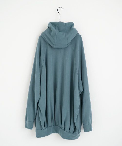 VU.ヴウ.dyed neckworm hoody vu-a22-t06[BLUE BEIGE]_