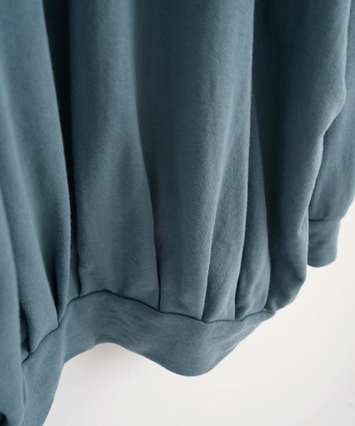 VU.ヴウ.dyed neckworm hoody vu-a22-t06[BLUE BEIGE]_