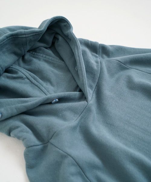 VU.ヴウ.dyed neckworm hoody vu-a22-t06[BLUE BEIGE]_