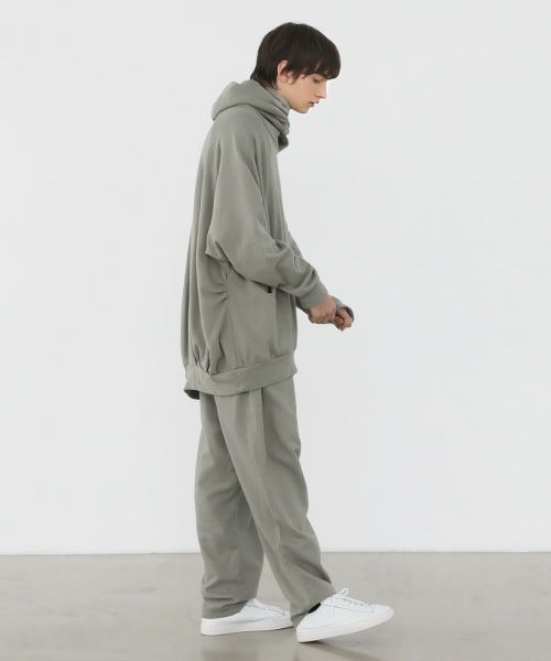 VU.ヴウ.dyed neckworm hoody vu-a22-t06[GREEN GRAY]:s