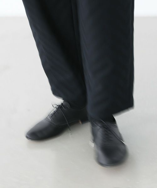 VU.ヴウ.zigzag wide easy pants vu-a22-p07[black Herringbone]:s_