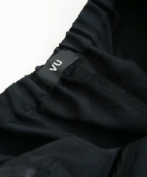 VU.ヴウ.zigzag wide easy pants vu-a22-p07[black Herringbone]:s_