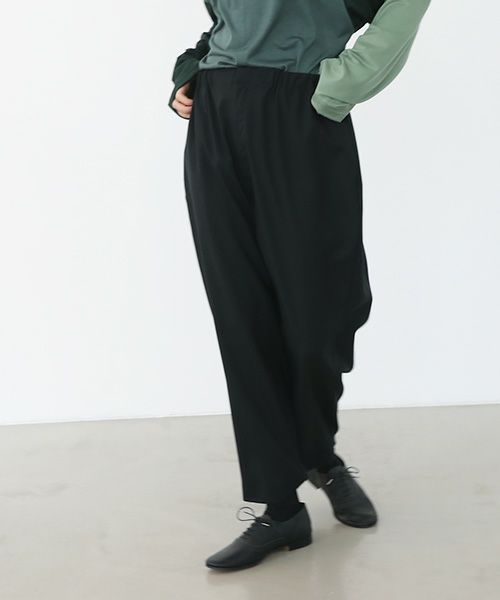 VU.ヴウ.wide easy pants vu-a22-p07[BLACK]_