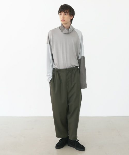 VU ヴウ wide easy pants vu-a22-p07[KHAKI]:s