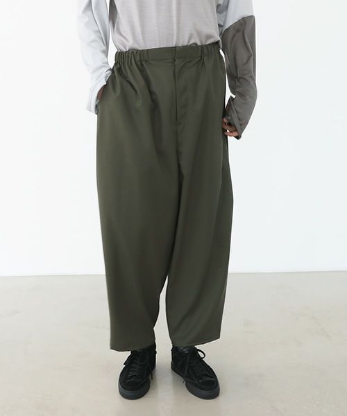 VU ヴウ wide easy pants vu-a22-p07[KHAKI]:s