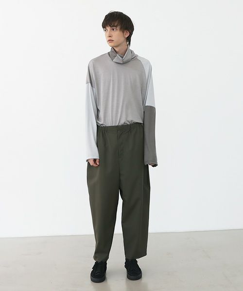 VU.ヴウ.wide easy pants vu-a22-p07[KHAKI]:s