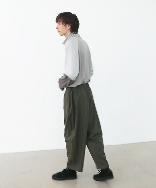 VU.ヴウ.wide easy pants vu-a22-p07[KHAKI]:s