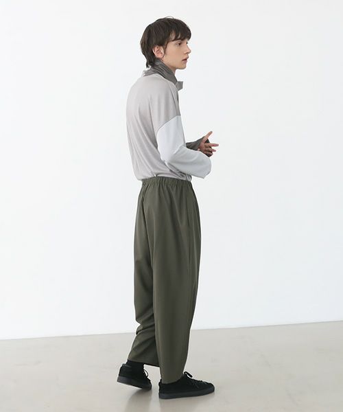 VU ヴウ wide easy pants vu-a22-p07[KHAKI]:s