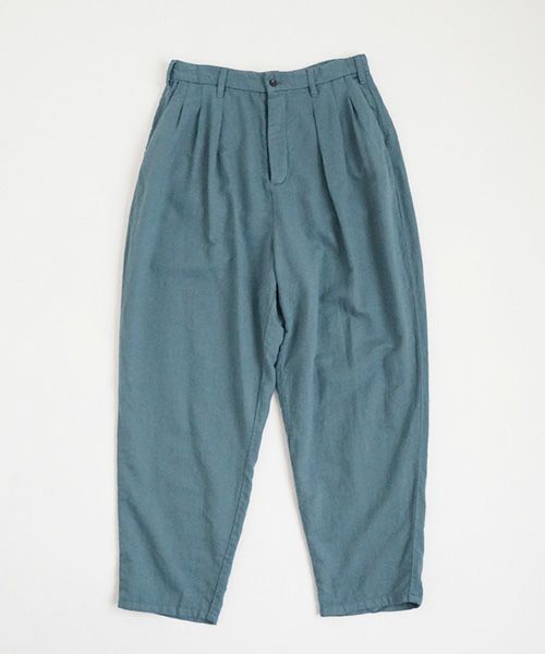 VU.ヴウ.dyed tapered pants vu-a22-p08[BLUE BEIGE]_