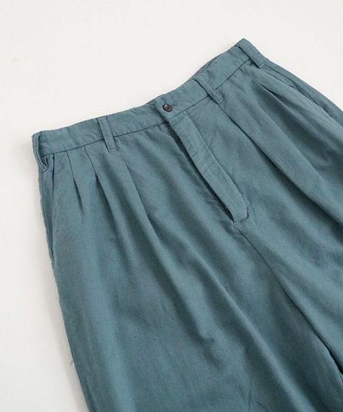 VU.ヴウ.dyed tapered pants vu-a22-p08[BLUE BEIGE]_