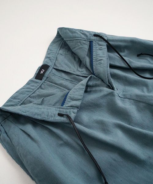 VU.ヴウ.dyed tapered pants vu-a22-p08[BLUE BEIGE]_