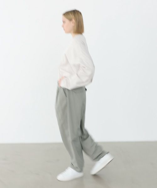 VU.ヴウ.dyed tapered pants vu-a22-p08[GREEN GRAY]:s_